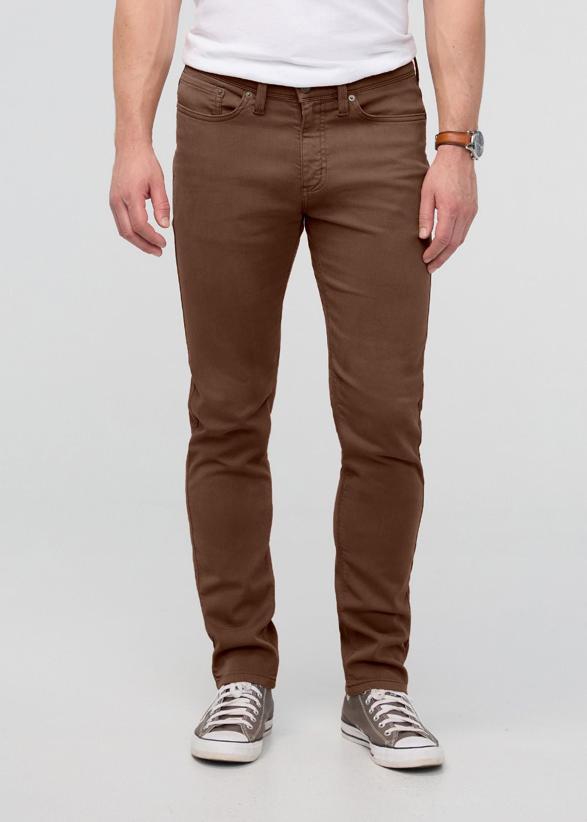 No Sweat Slim in Deep Taupe