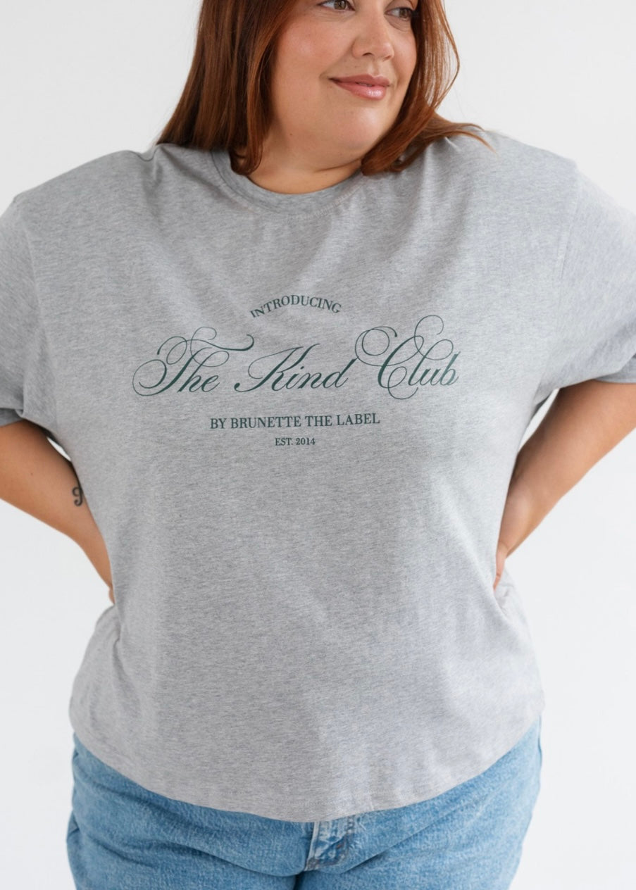 Kind Club Melange Boxy Tee