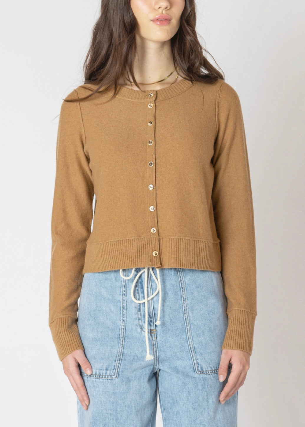 Easy Crewneck Cardigan