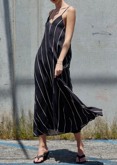 Simone Striped Midi Dress