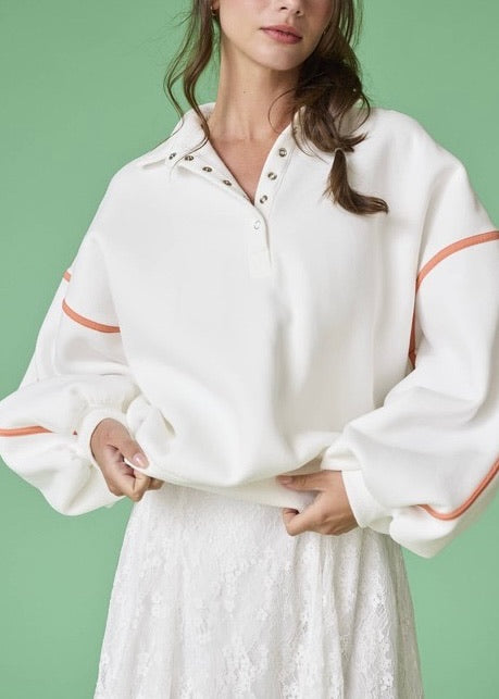 Allan Piping Pullover