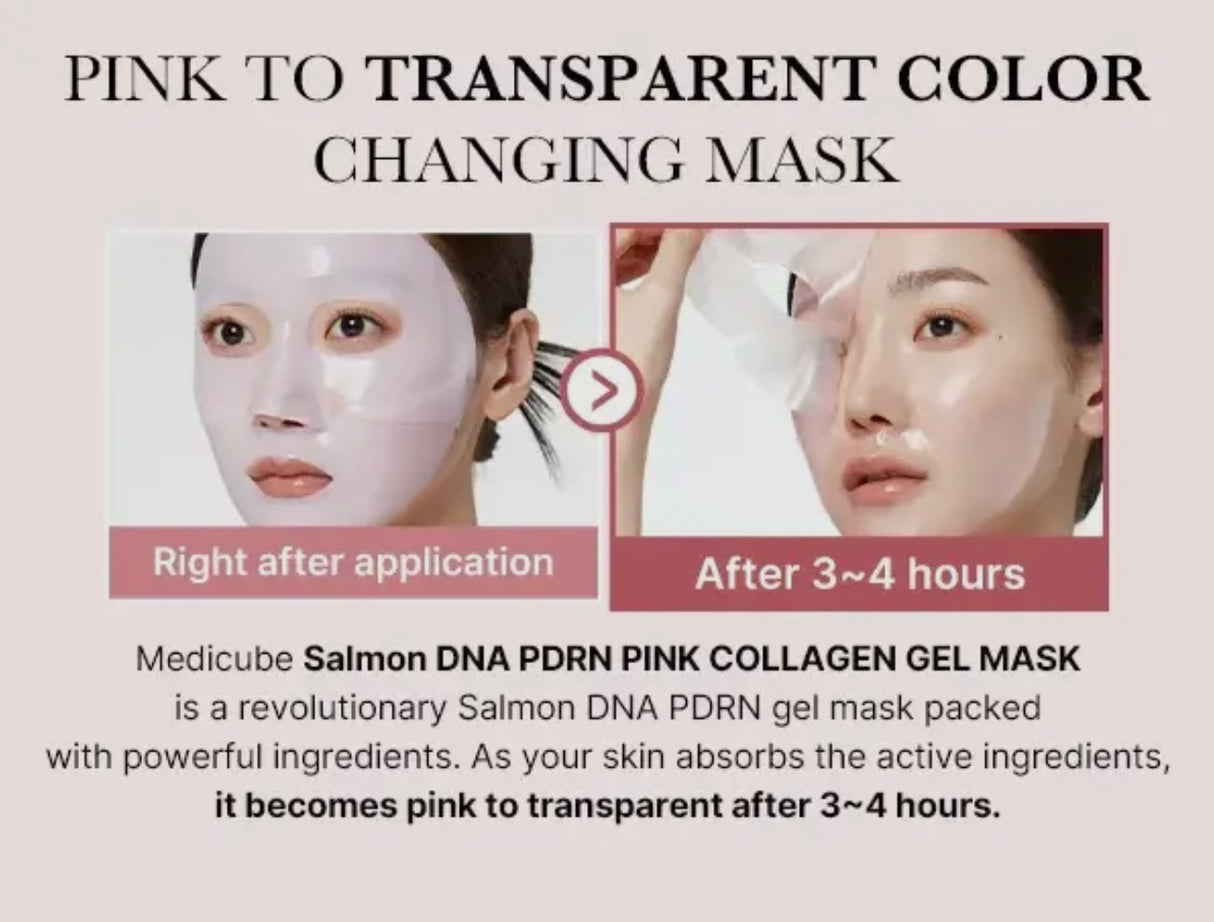 Medicube Pdrn Pink Collagen Gel Mask
