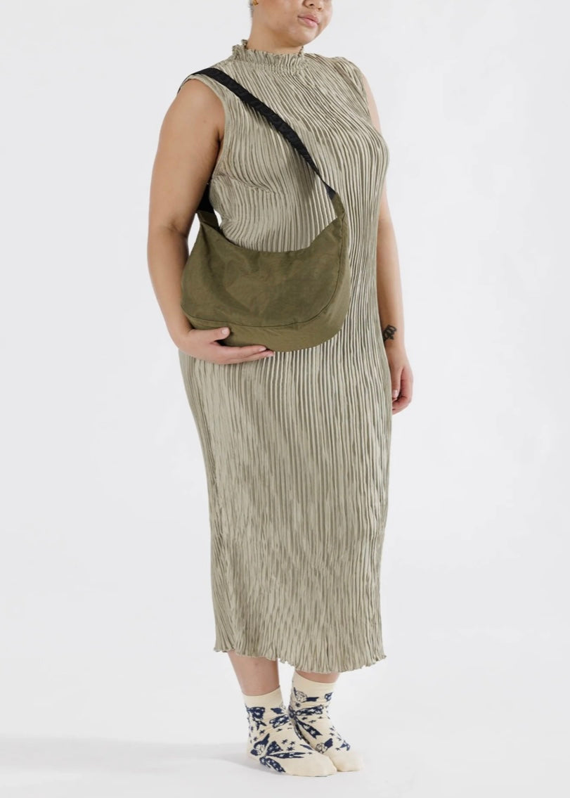 Medium Nylon Crescent Bag