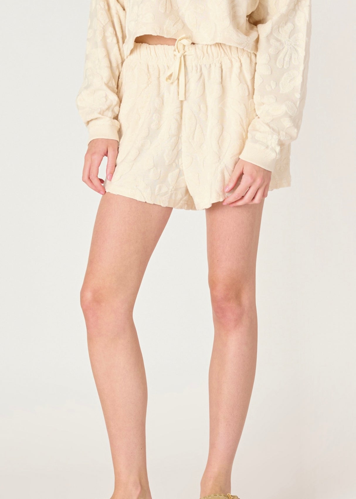 Pull-On Patterned Lounge Shorts