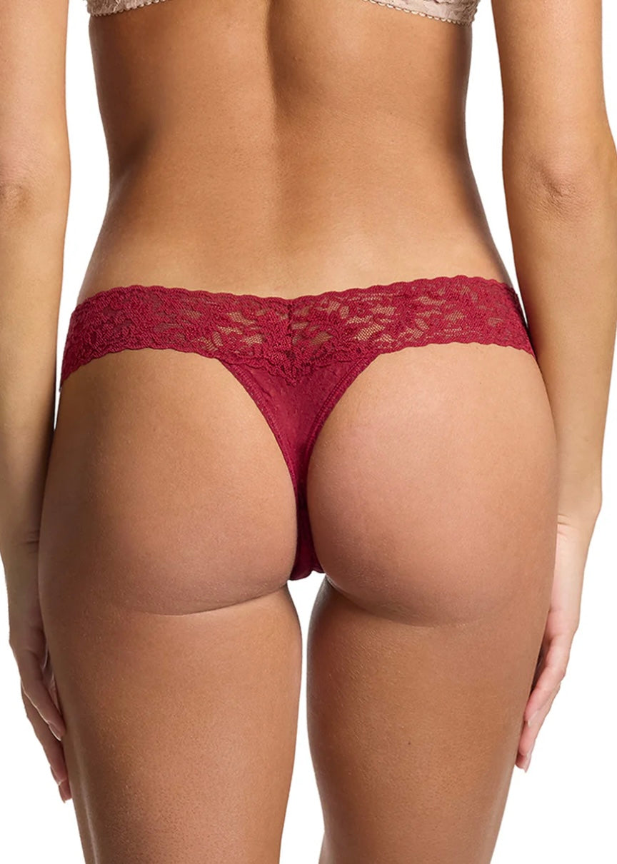 Signature Lace Thong