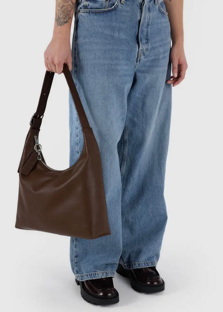 Recycled Leather Shoulder Bag