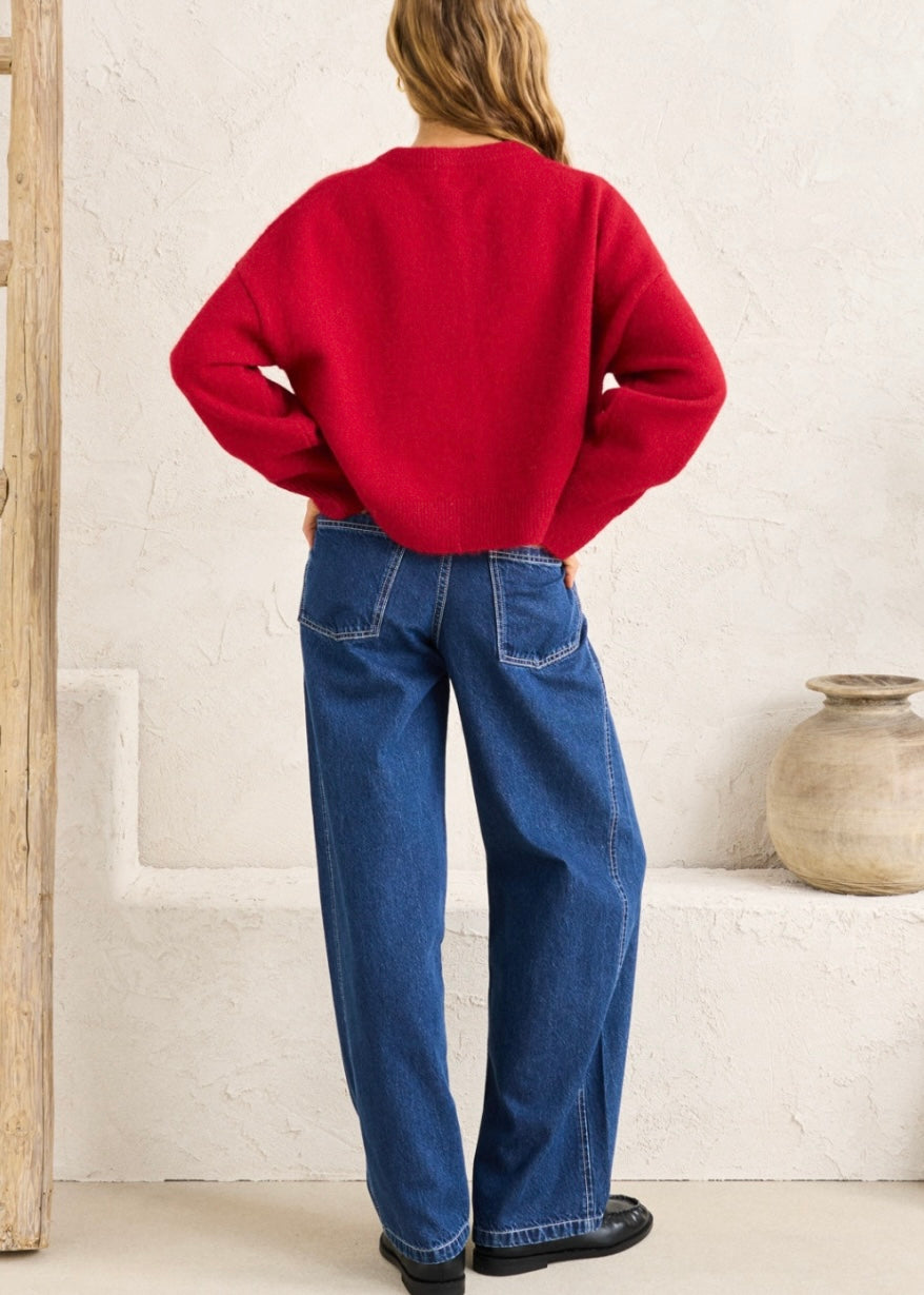 Estelle Fluffy Knit Cardigan