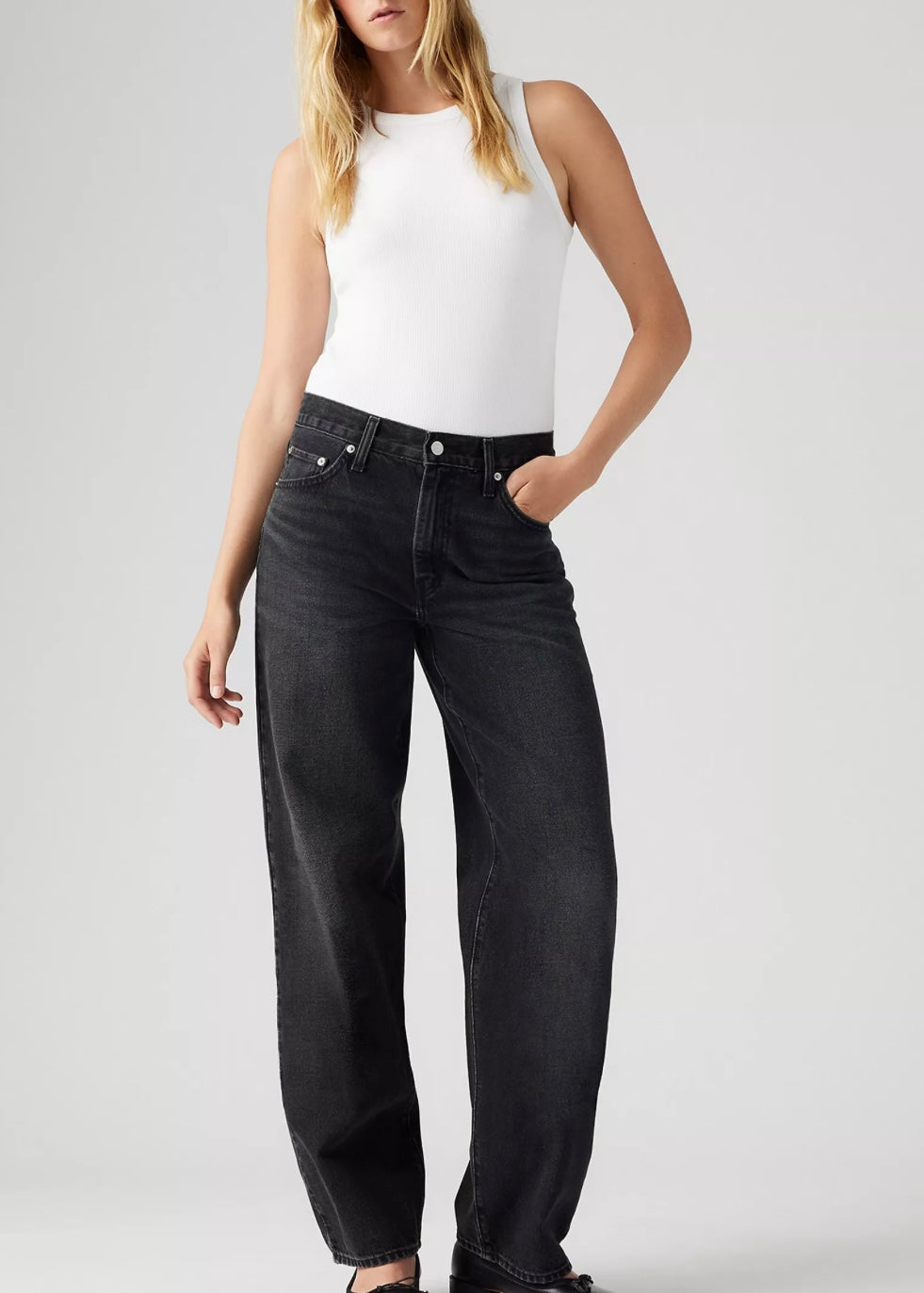 Baggy Dad Jeans Shrink Up