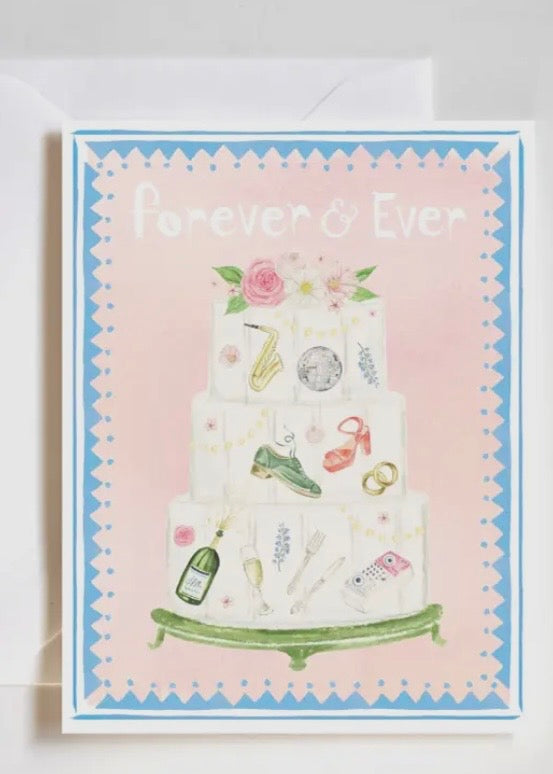 Forever and Ever Wedding Card