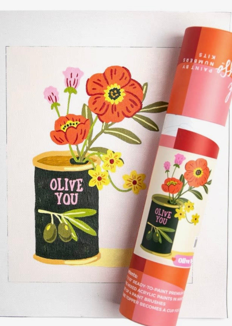 Olive You Paint by Numbers Kit