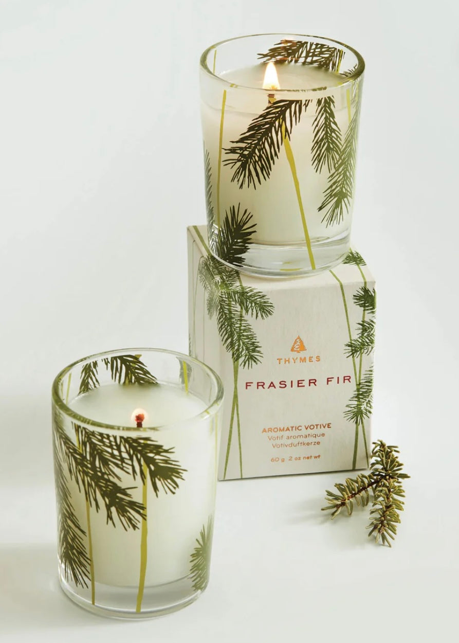 Frasier Fir Pine Needle Votive Candle