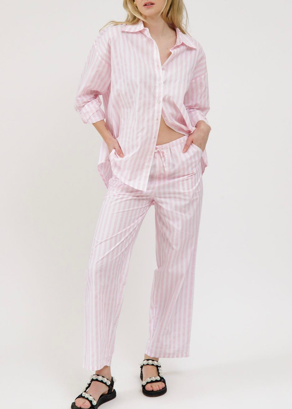 Poplin Drawstring Pants