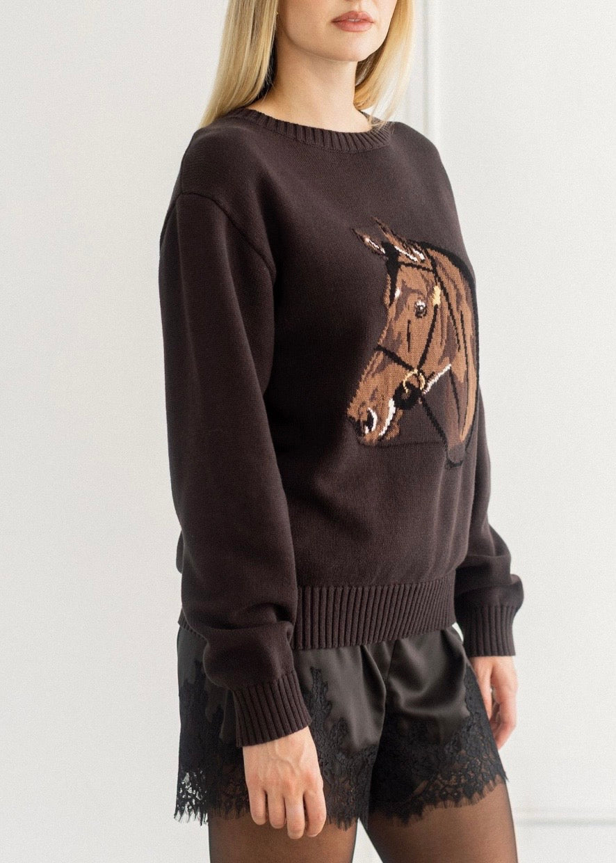 Elle Knit Horse Sweater