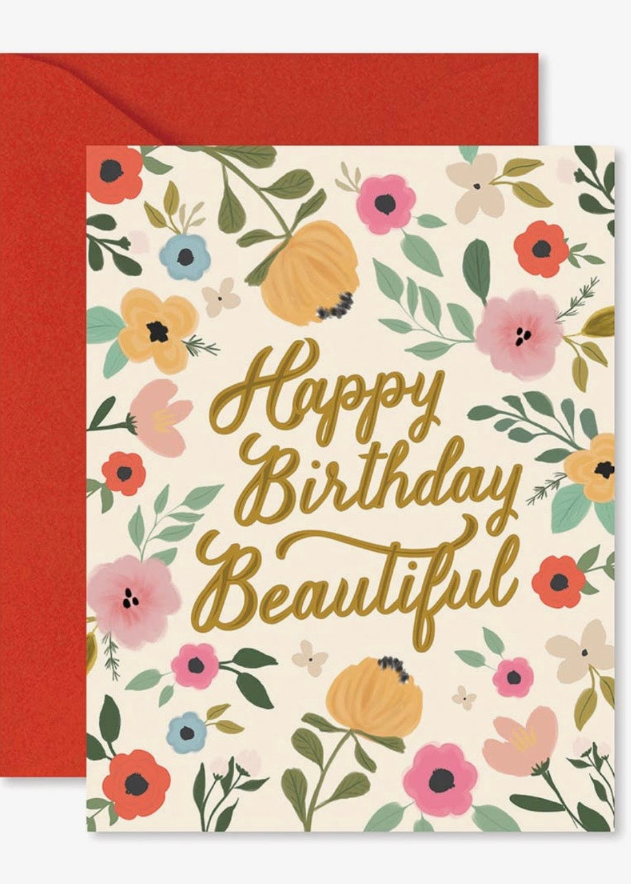 Happy Birthday Beautiful Card