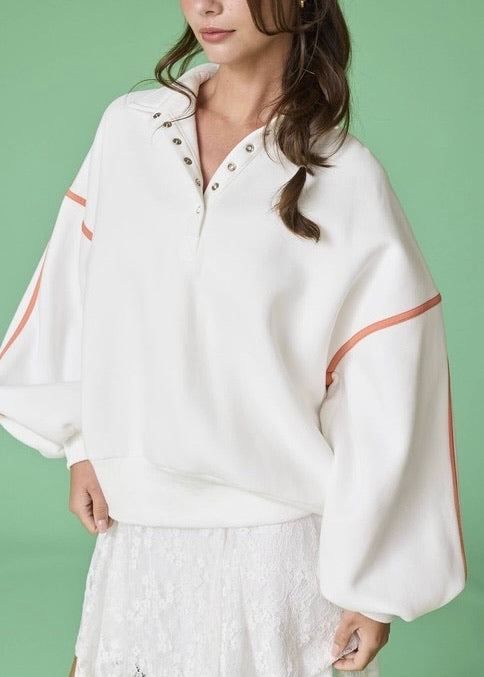 Allan Piping Pullover