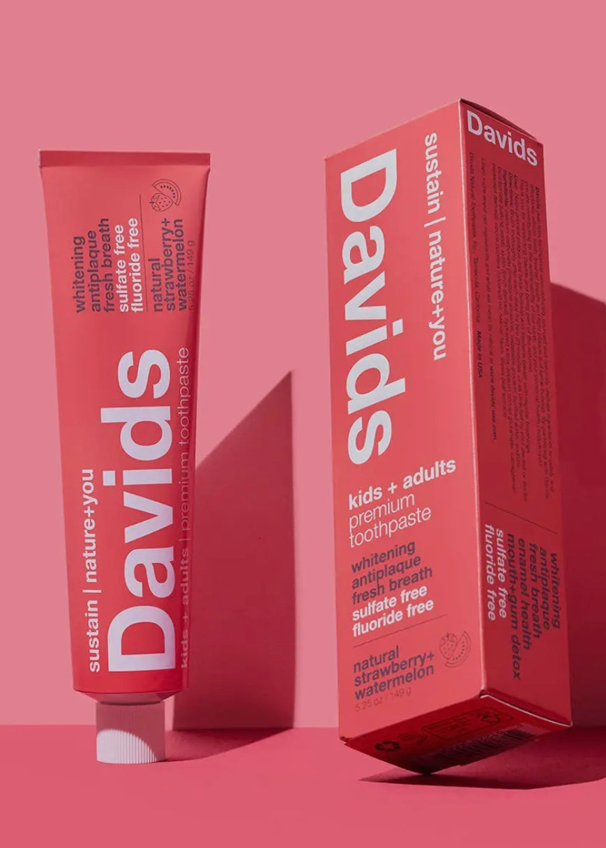 Davids Toothpaste/Strawberry Watermelon