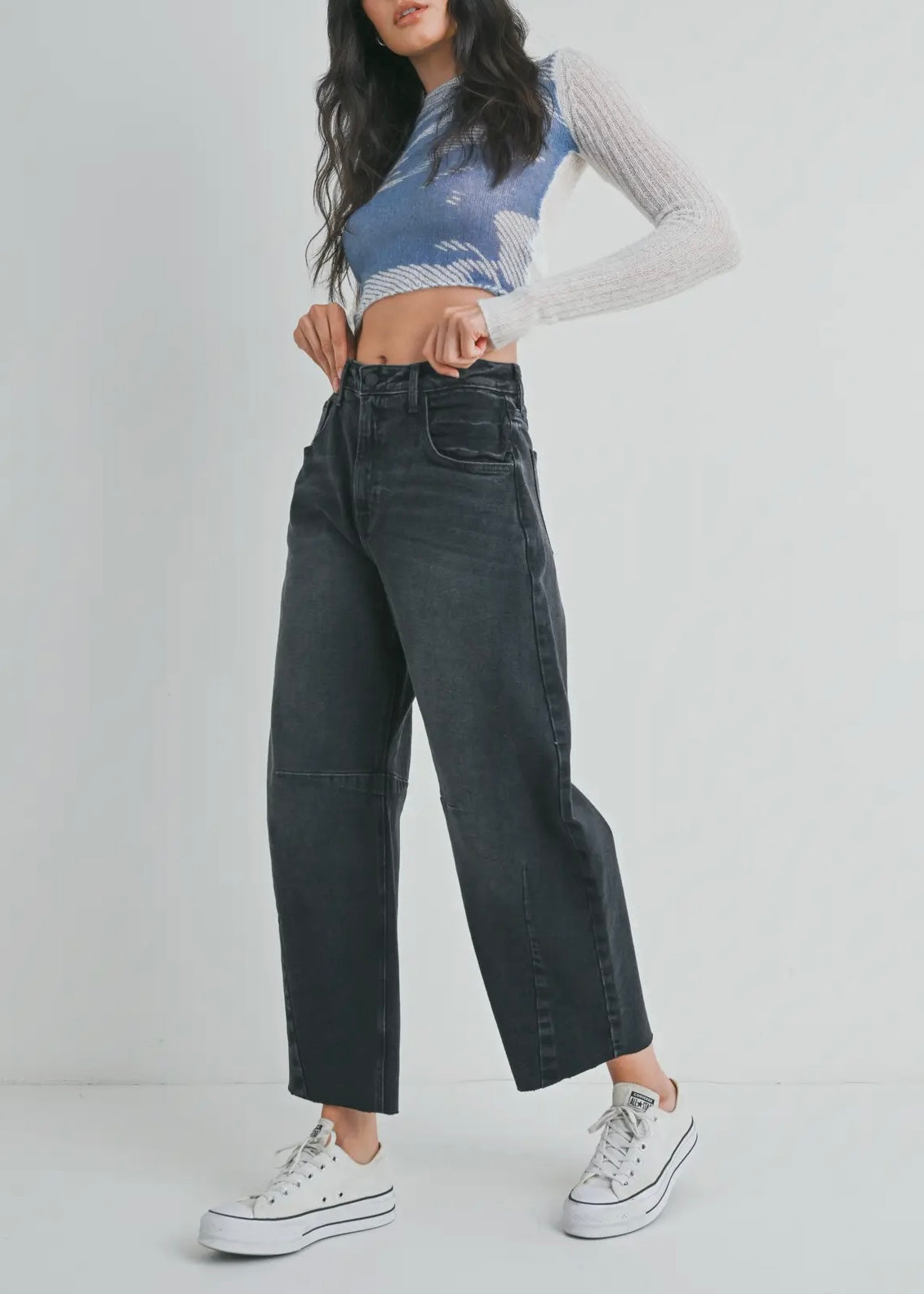 Barrel Jean w/ Seams