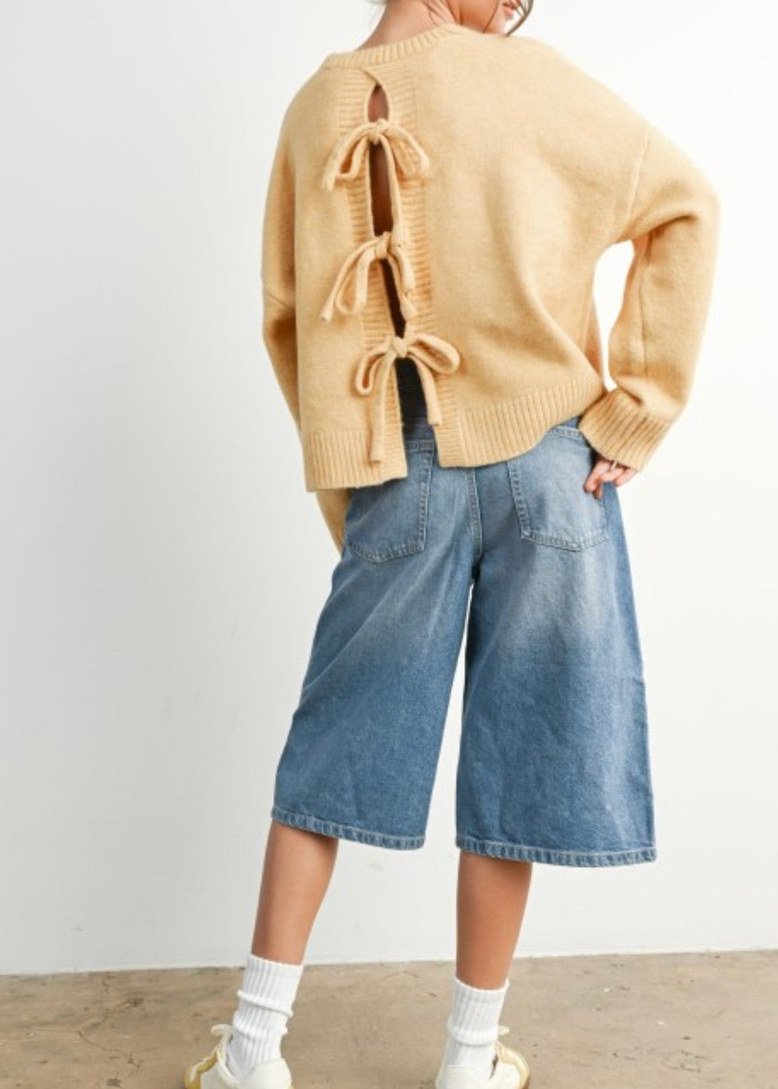 Butter Tie Back Sweater
