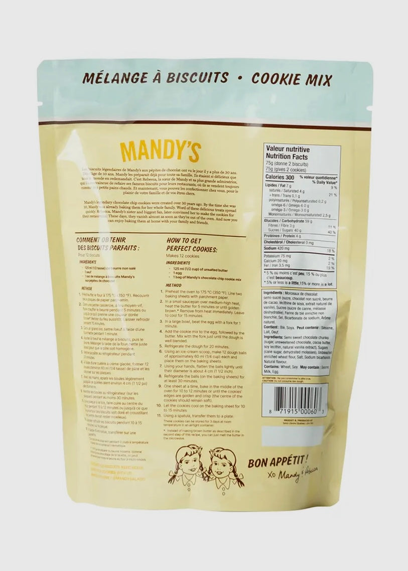 Mandy's Chocolate Chip Cookie Mix