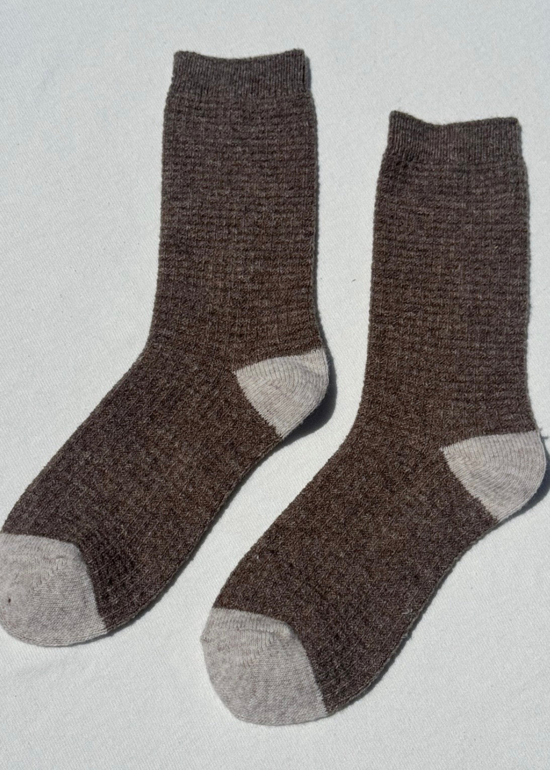 Wool Waffled Socks