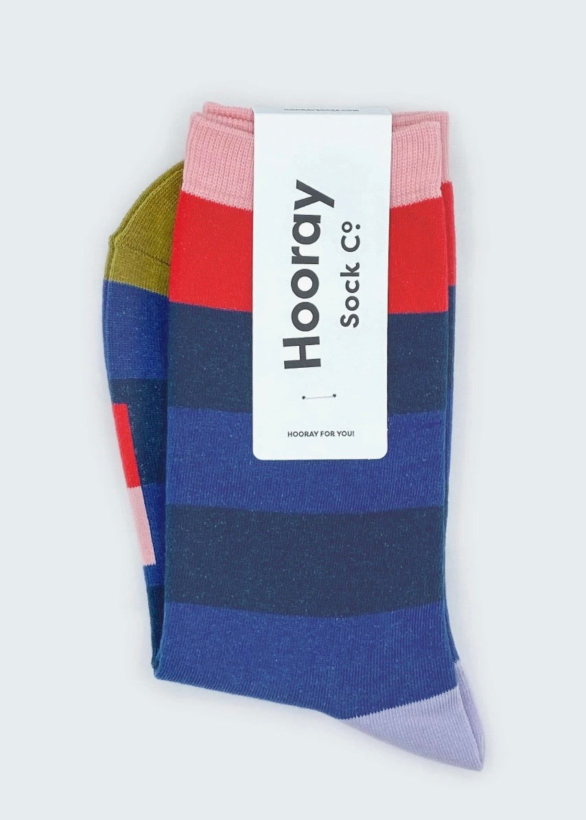 Fillmore Bold Stripe Crew Socks