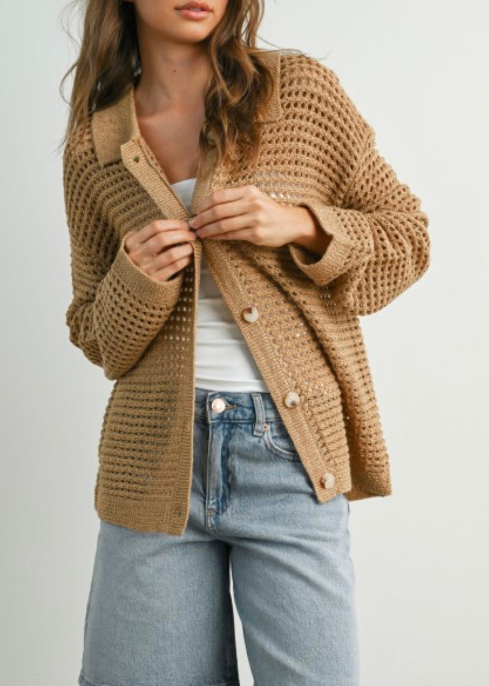 Beca Crochet Cardigan