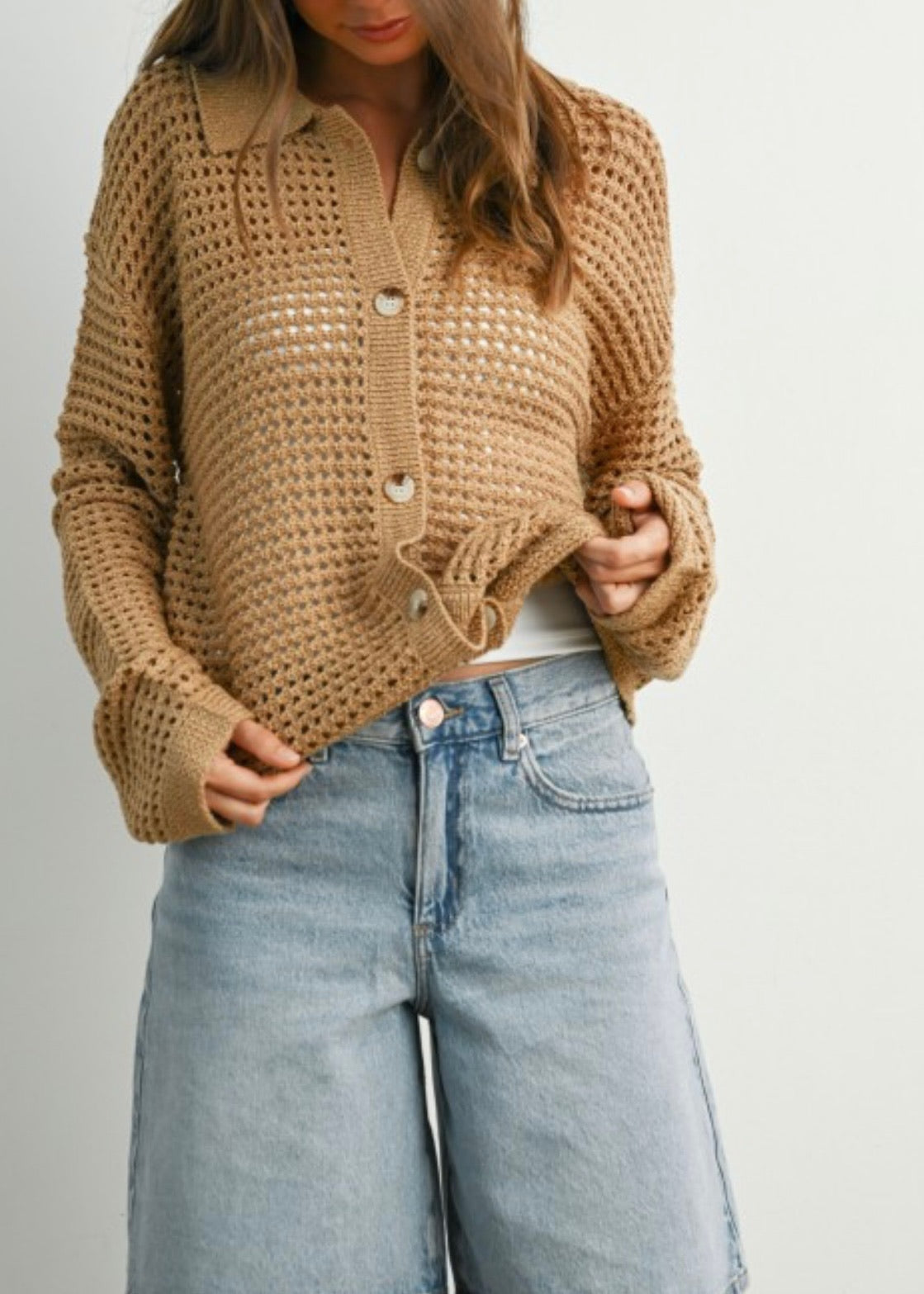 Beca Crochet Cardigan