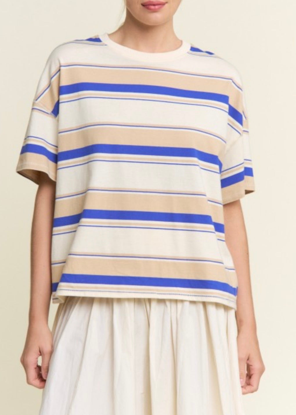 Lacey Stripe Tee