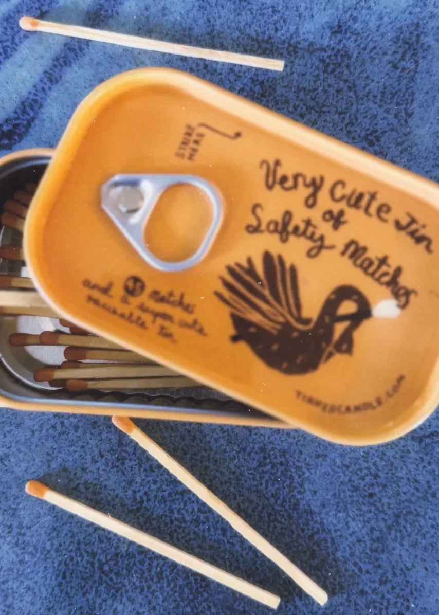 Very Cute Tin of Safety Matches