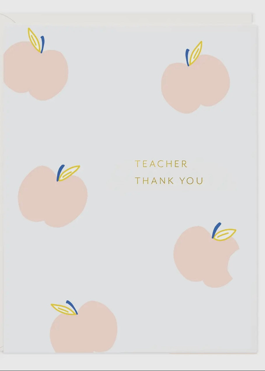 Teacher Apples Card