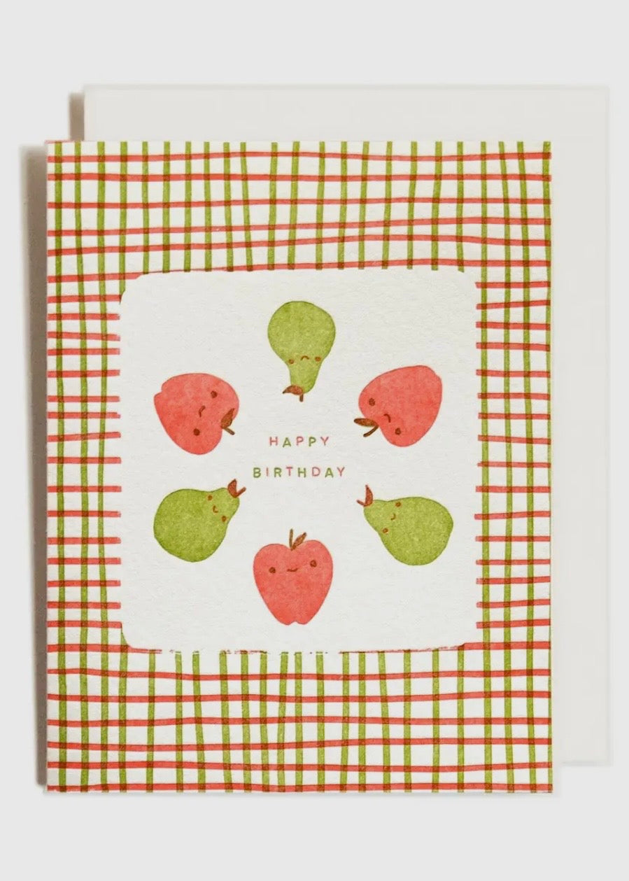 Birthday Picnic Fruits Summer Card