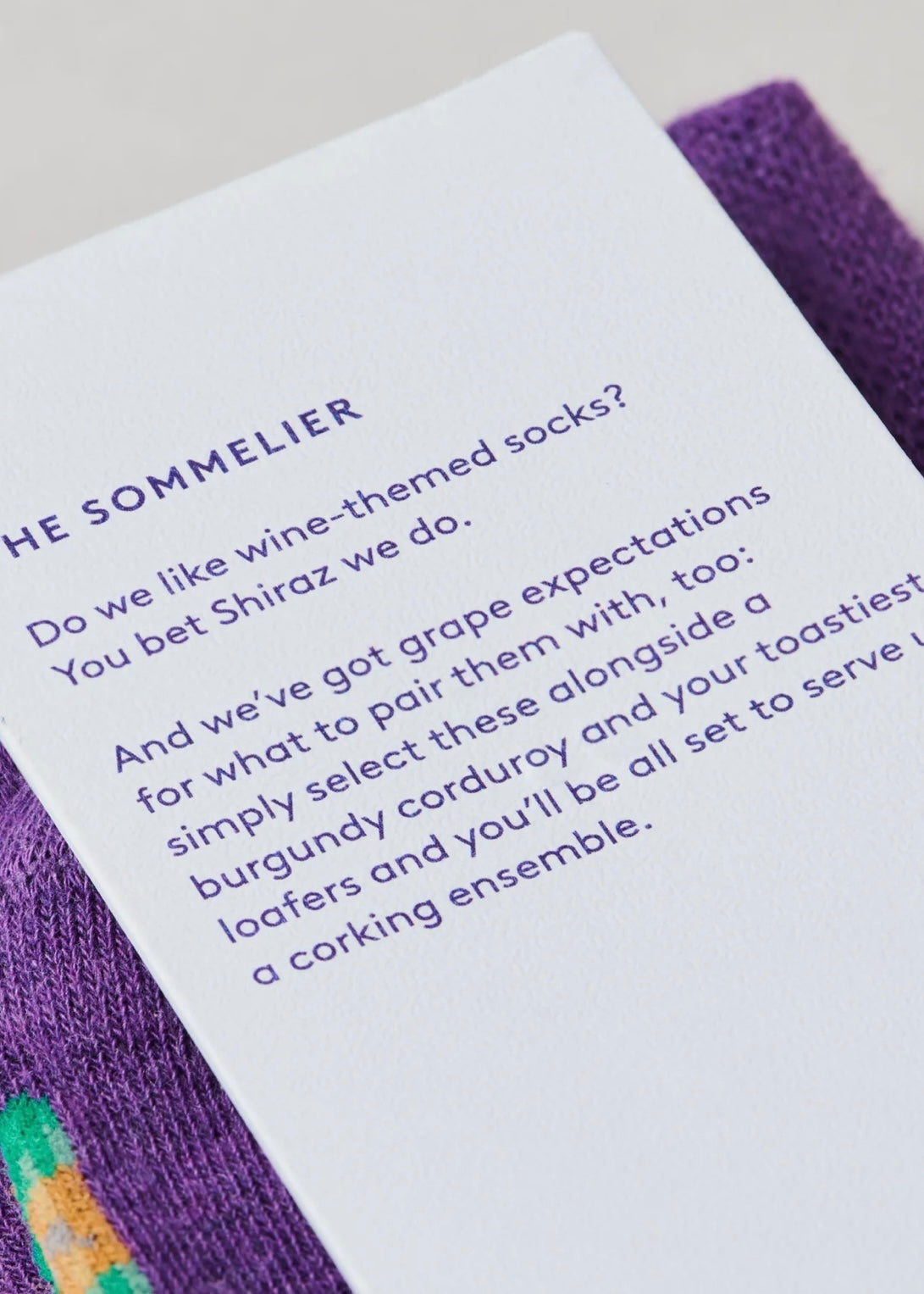 The Sommelier Socks