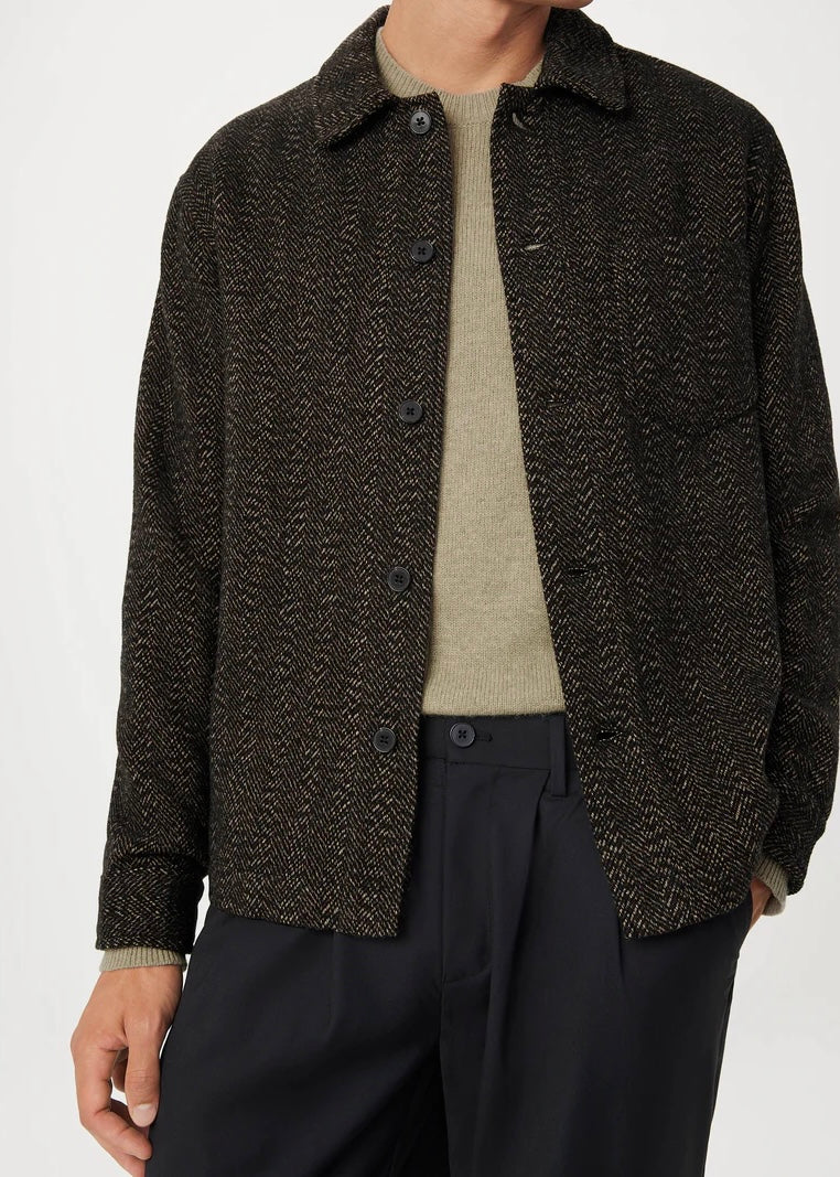 The Herringbone Overshirt