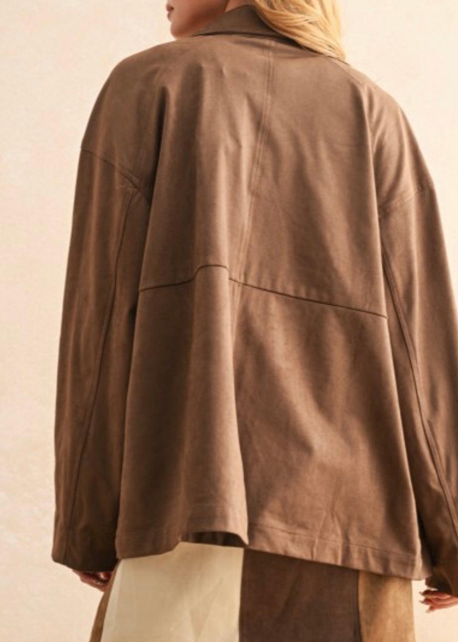 Chocolate Suede Jacket