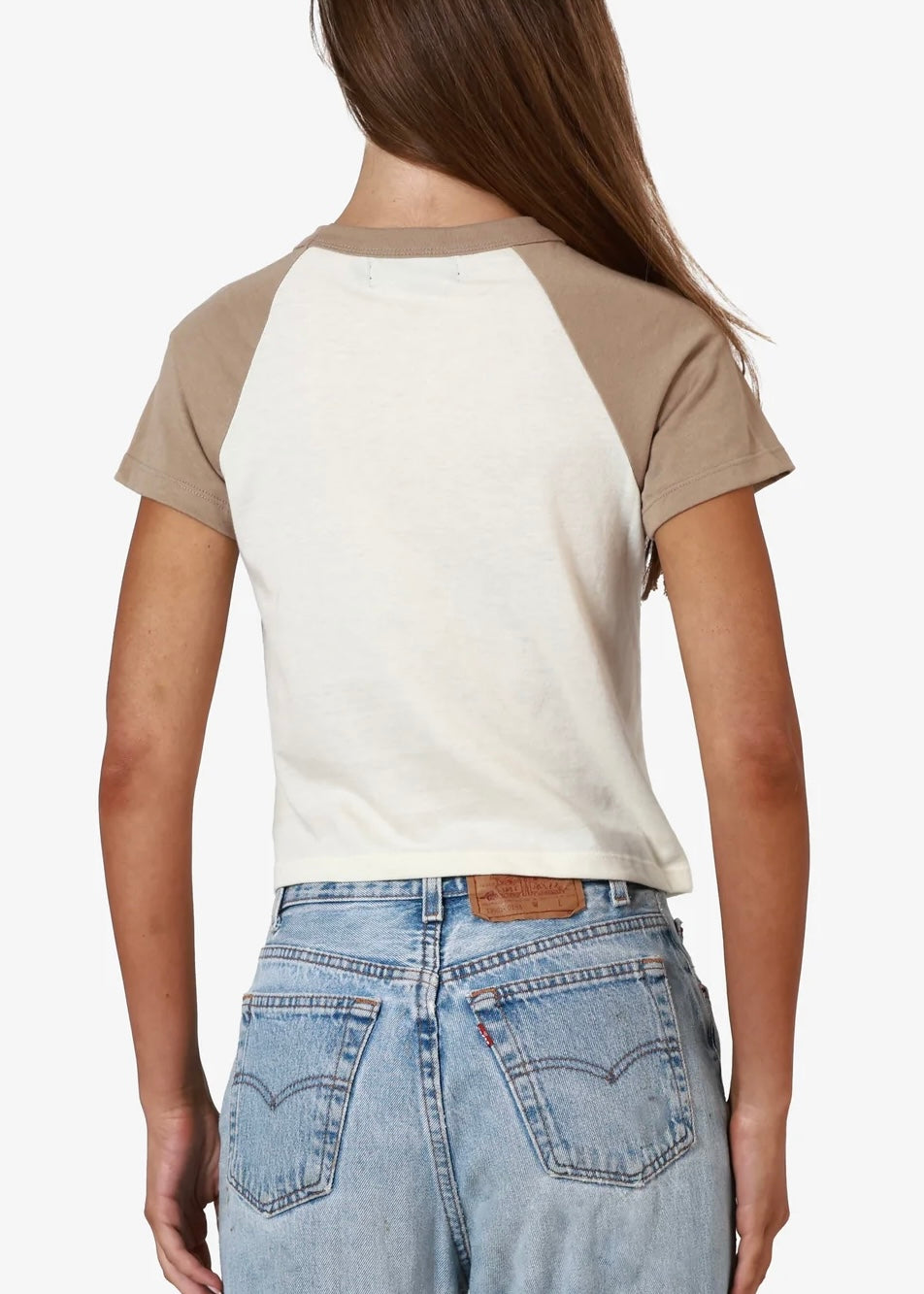 Margarita Liquid Sunshine Bone & Mocha Baby Raglan Tee