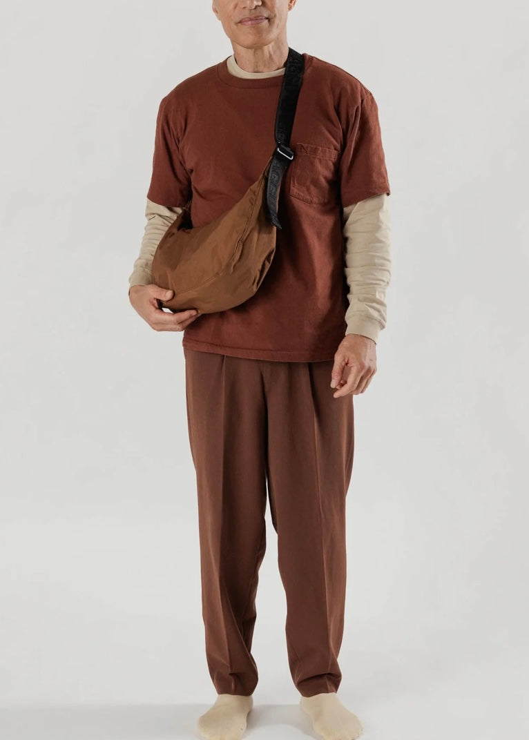 Medium Nylon Crescent Bag