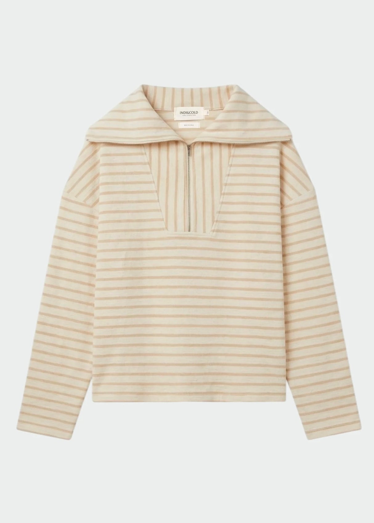 Terrycloth Sailor Half-Zip