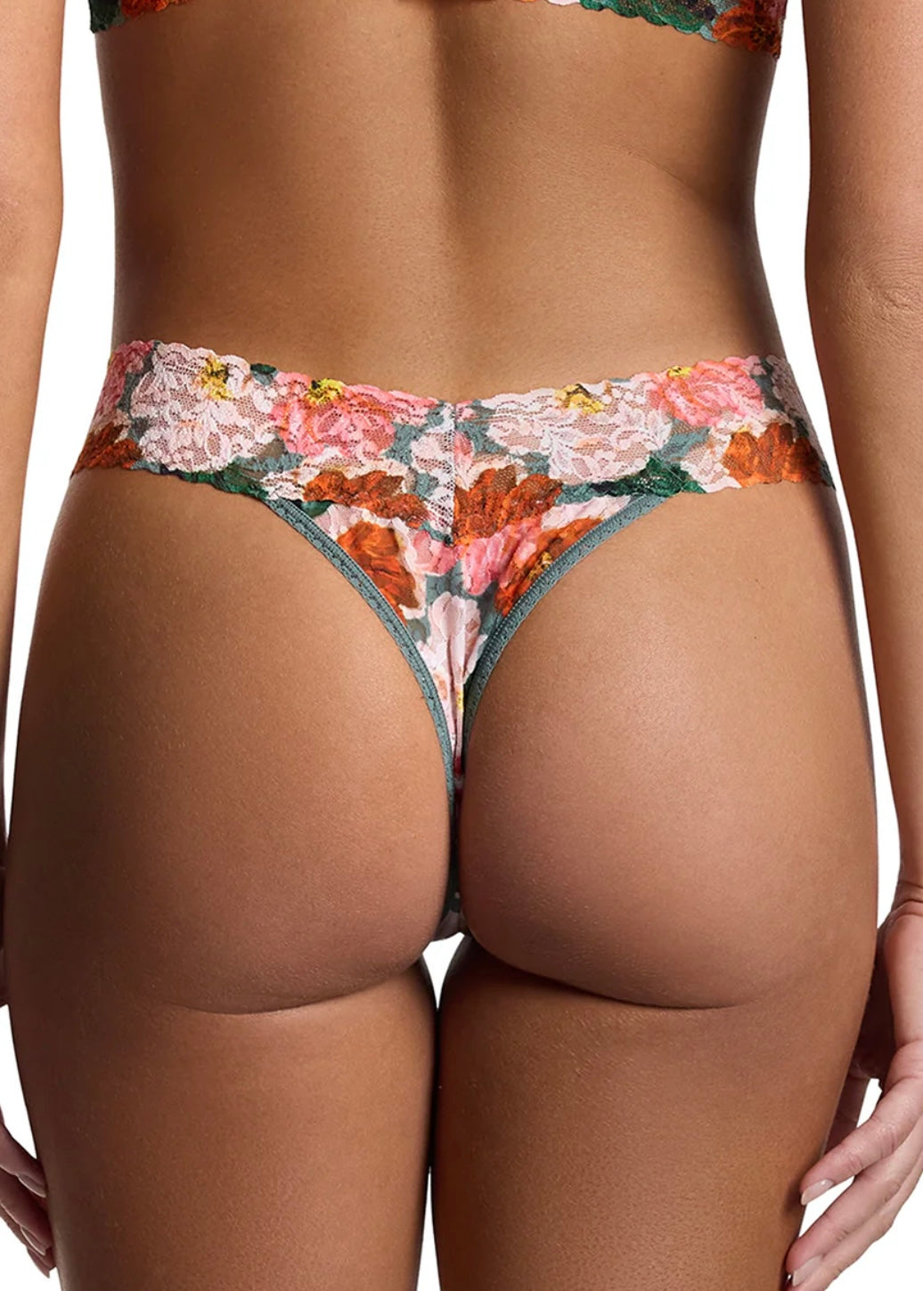 Signature Lace Printed Thong