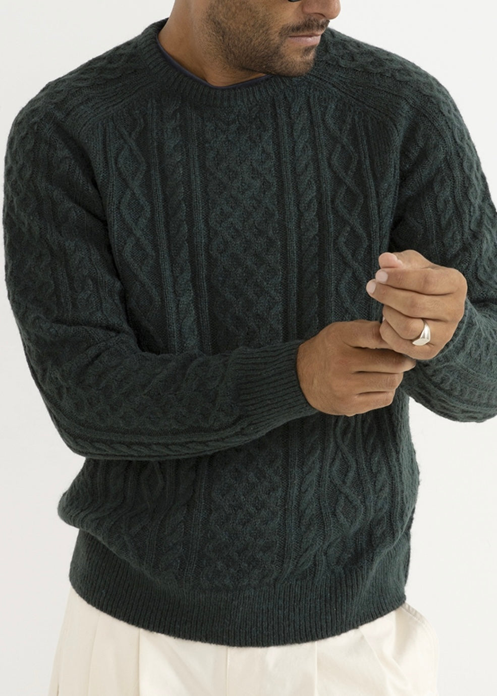 Mohair Fishermans Knit