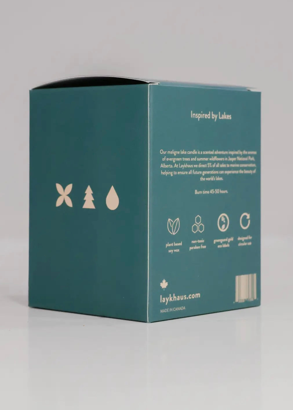 Amber + Wildflowers - Maligne Lake Candle