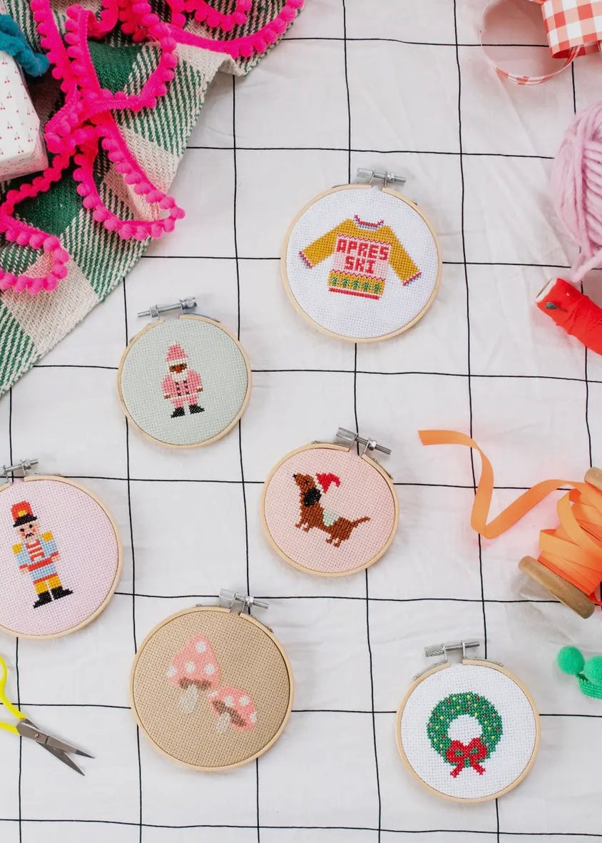 Apres Ski Christmas Sweater Cross Stitch Kit