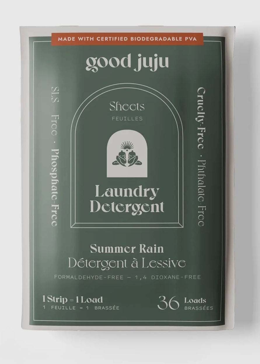 Laundry Detergent Sheets in Summer Rain