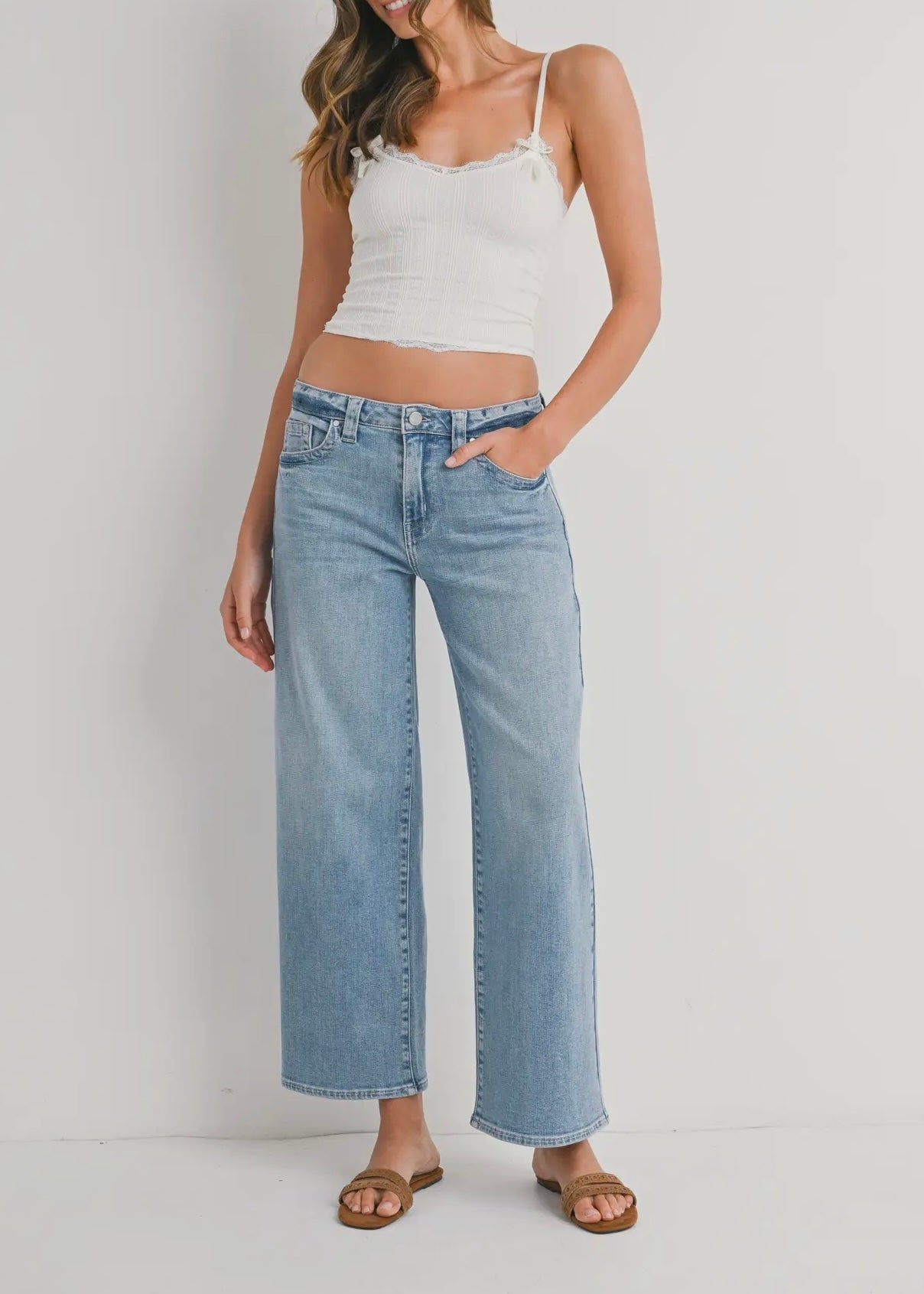 Petite Slim Wide Leg