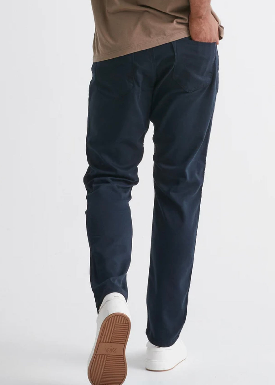 No Sweat Relaxed Taper in Navy