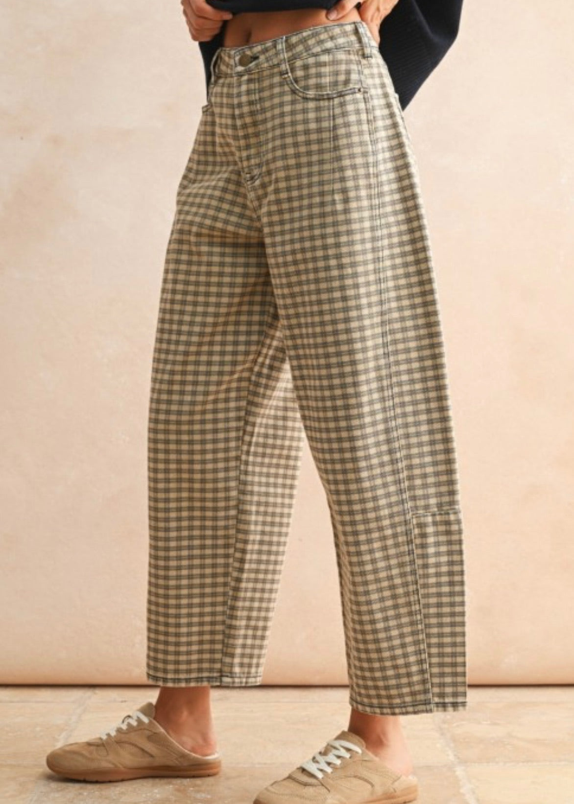 Abby Check Pant