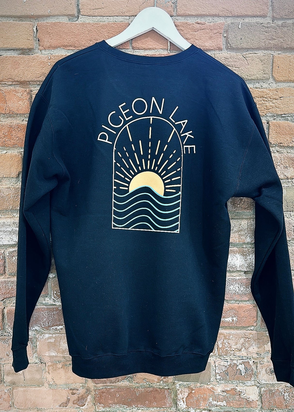 Pigeon Lake Sunset Crew Sweatshirt