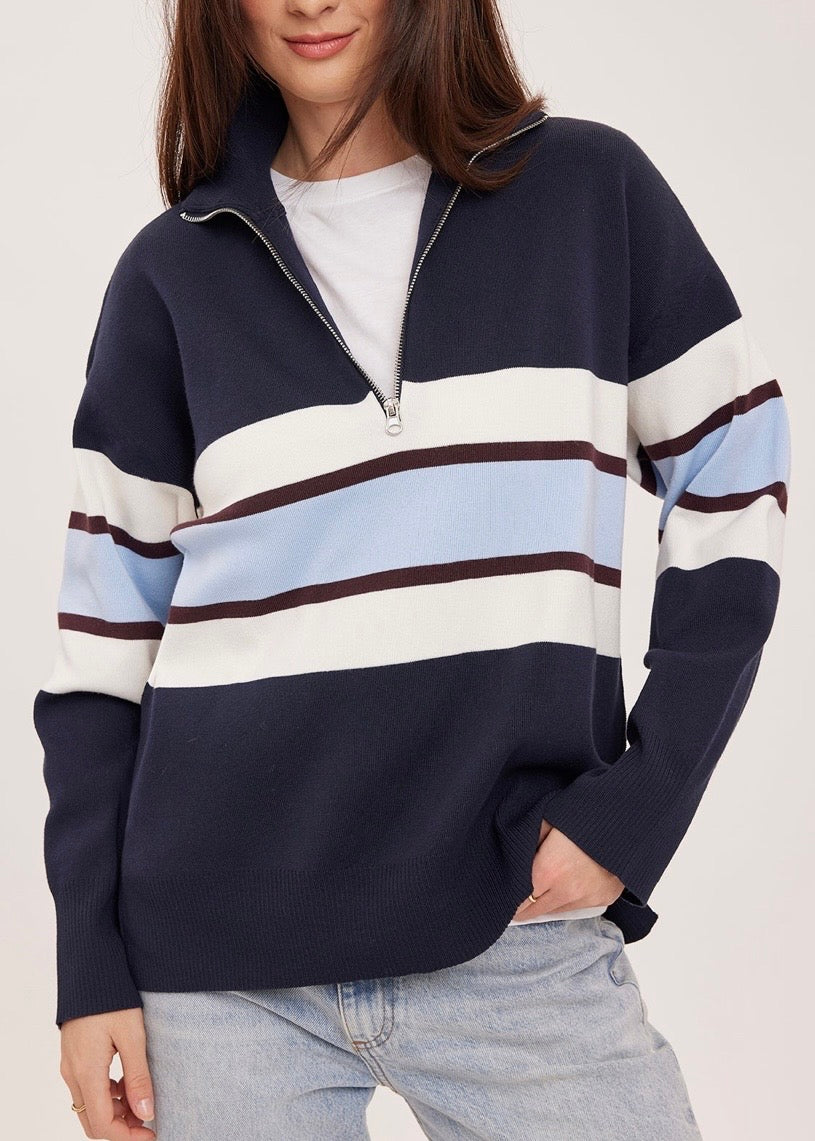 Idris Striped Sweater