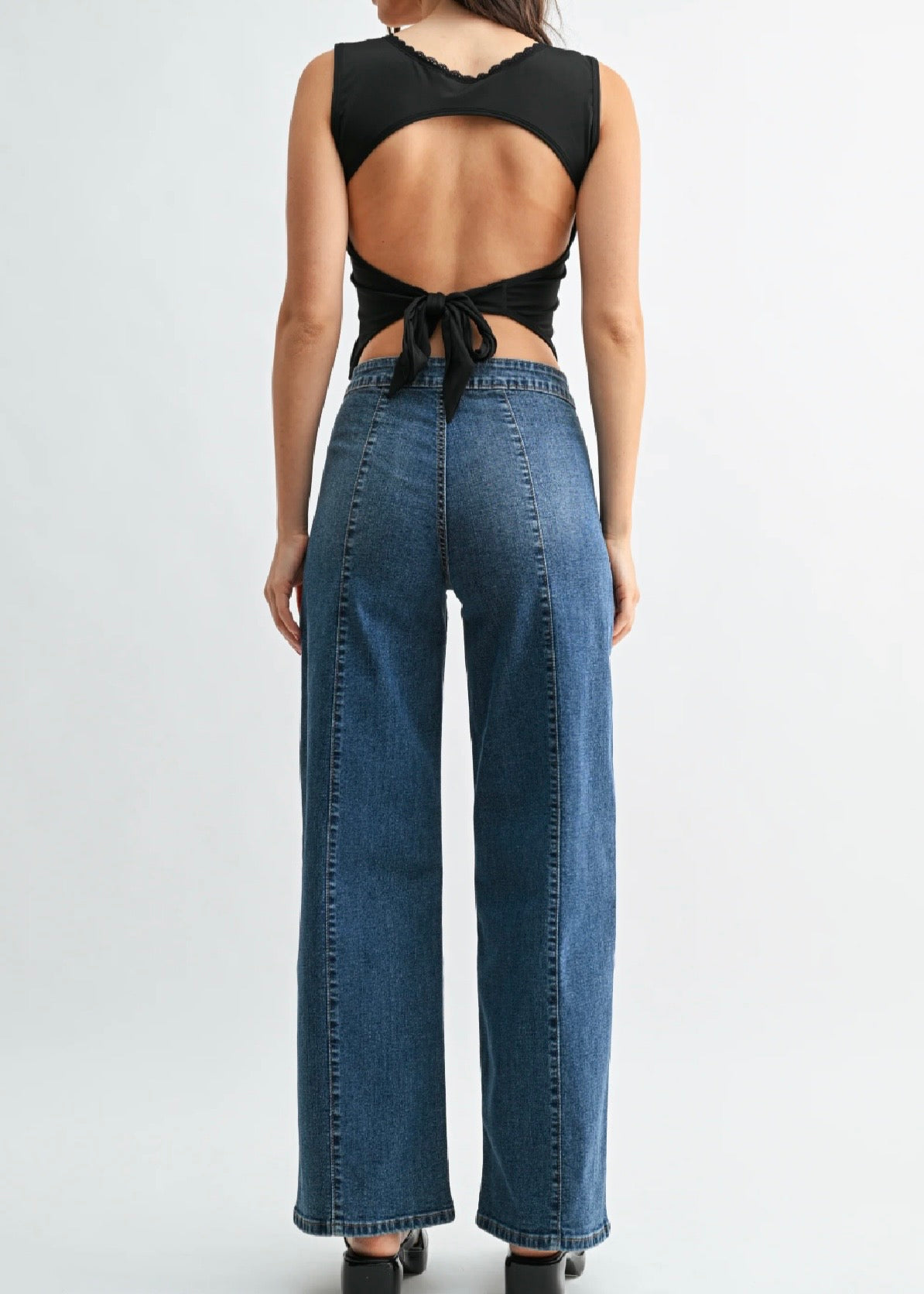 Livie Long Pocket Straight Jean