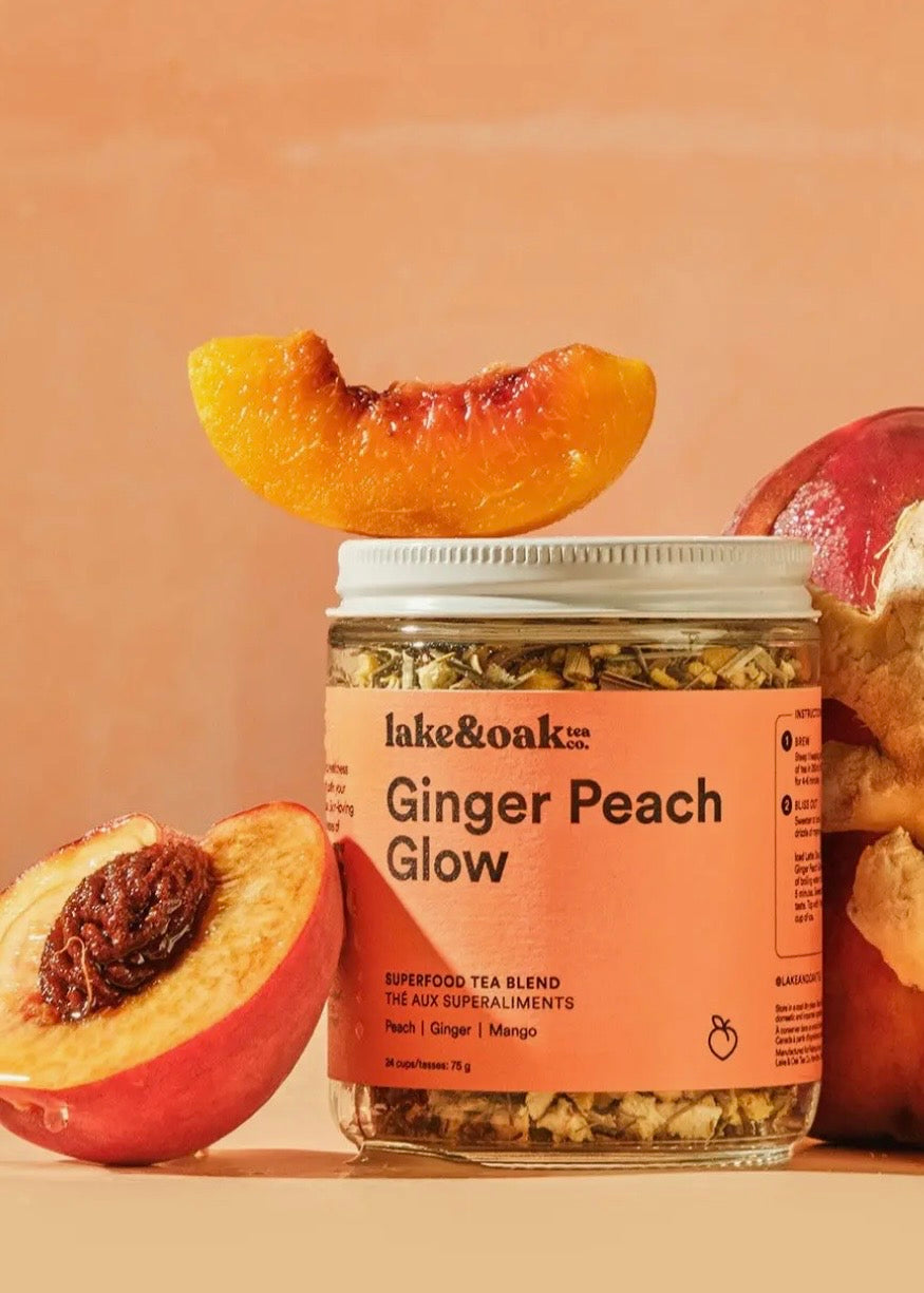 Ginger Peach Glow - Superfood Tea Blend