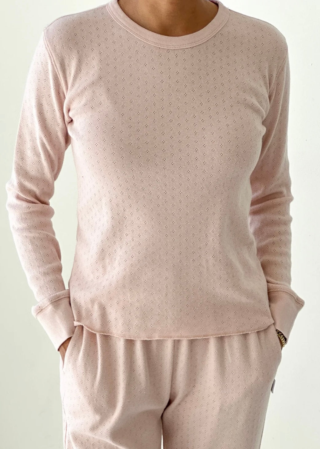 Pointelle Fundamental Tee